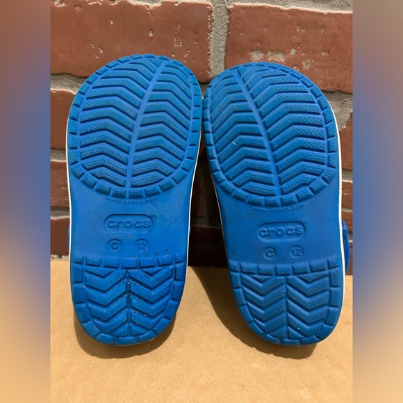 Crocs croc band little boys size 12 bright blue EUC - Picture 5 of 5
